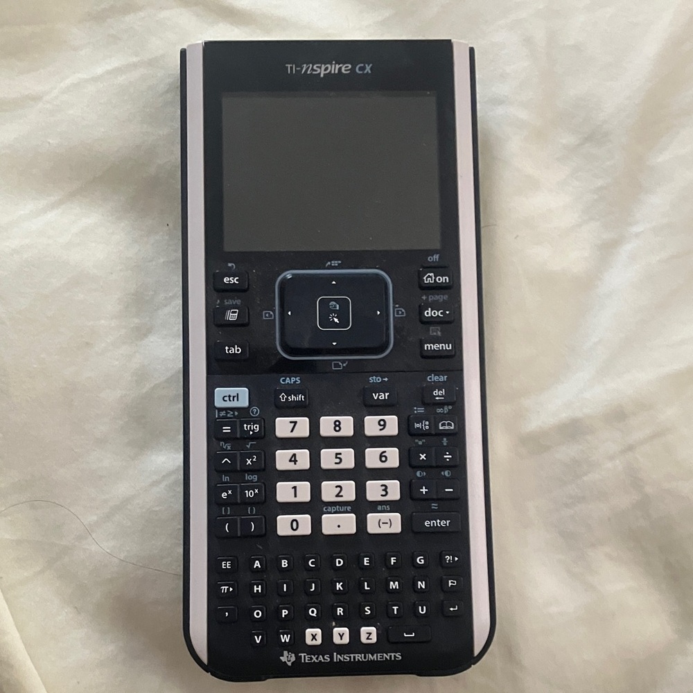Texas Instruments TI-Nspire CX Black and White Calculator